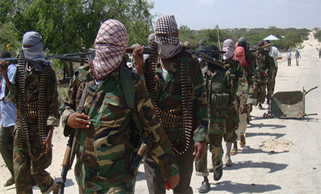 Milicianos de Al Shabaab Al Shabaab retoma el control de la ciudad somalí de Muqokori